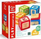 Hape Развивающий набор "Кубики", 4 штуки