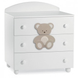 Italbaby Комод Peluche / цвет белый крем