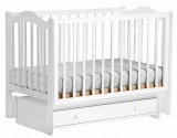 Bambini Moretti Кровать маятниковая "Бьянка" ВМ-02, цвет / белый