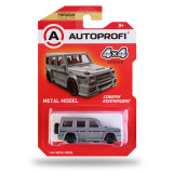 Машинка коллекционная 1:64, Серия 4X4 (Гелик), 4X4-002, серый, 1/64/128