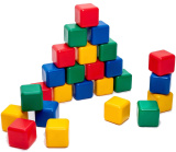 Крошка Я Набор цветных кубиков, 25 штук