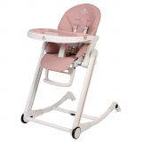 Polini kids Стульчик для кормления Mirum 590 / цвет розовый