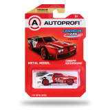Машинка коллекционная 1:64, Серия FANTASTIC CARS, FAN-001, красн./белый, 1/64/128