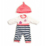 Miniland одежда для куклы 32 см cold weather salmon pjs 31632