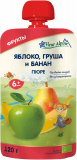 Fleur Alpine Пюре детское Яблоко, груша и банан, с 6 месяцев, 120 г