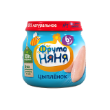 Фрутоняня Пюре из мяса цыплят 80гр