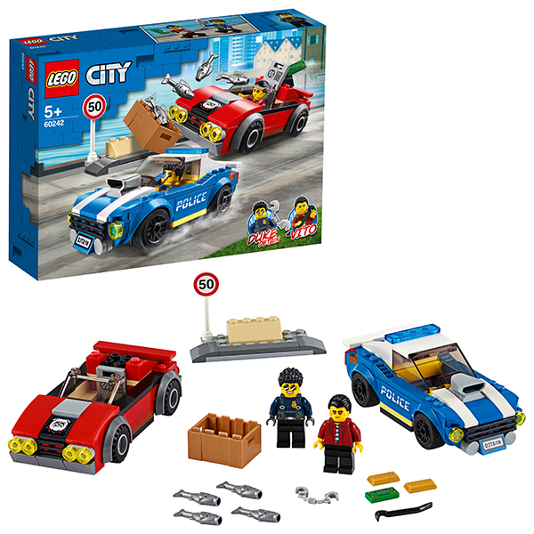 Lego Конструктор  Город Арест на шоссе