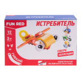 Fun Red Конструктор гибкий Истребитель 12 деталей