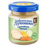 Бабушкино Лукошко Пюре Рагу Овощное с Цыпленком с 6 мес 100г