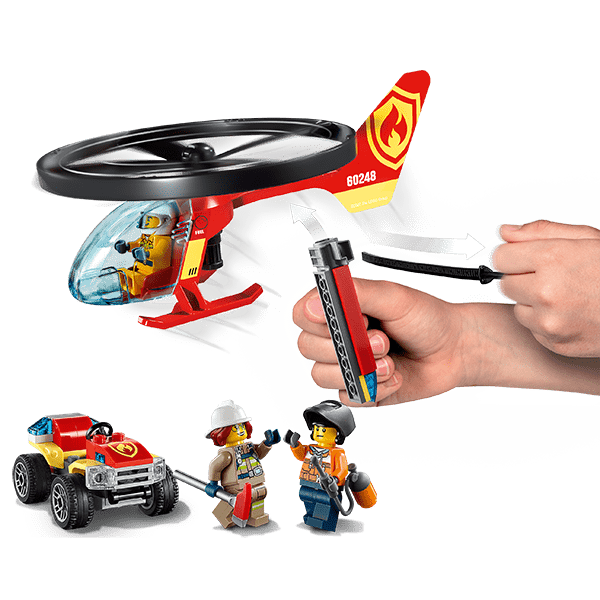 Lego Конструктор Город Пожарный спасательный вертолёт