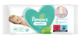 Pampers Влажные салфетки Sensitive, 80 штук