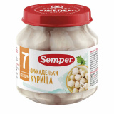 Semper Фрикадельки курица, 125 г, с 7 месяцев
