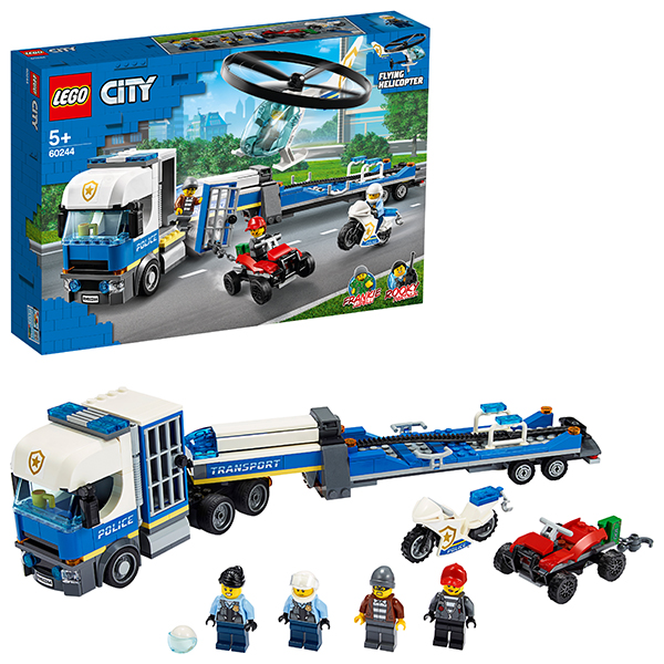 Lego Конструктор Город Полицейский вертолётный транспорт