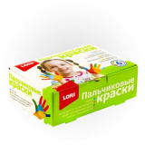 LORI Пальчиковые краски 6 цветов по 20 мл.