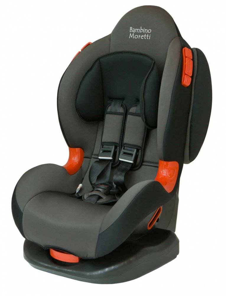 Bambino Moretti Детское автомобильное кресло BS-02 Isofix / группа I/II /цвет серый-чёрный купить в Сочи. Заказать в интернет магазине Малыш сдоставкой в Сочи, оплата при получении, отзывы, цена со скидкой