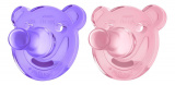 Avent Пустышка Soothie Shapes силиконовая от 0 до 3 месяцев, 2 штуки, для девочки, артикул: SCF194/02
