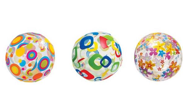Intex Мяч надувной Lively Print Balls 18615 / цвет комбинированный