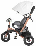 Moby kids Велосипед-коляска Stroller trike Air Car / цвет молочный,  рама золотой металлик