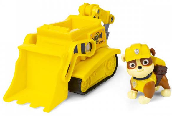 Paw Patrol Набор Щенячий патруль машинка с фигуркой Крепыш, 15 см