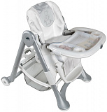 Стульчик для кормления Cam Elegant Campione S2300, цвет C208/C32 White Leatherette