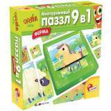 Lisciani Carotina baby Пазл "Многоуровневый пазл 9 в 1 ферма"