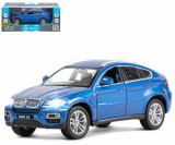 Автопанорама Машинка металлическая BMW X6 / цвет синий