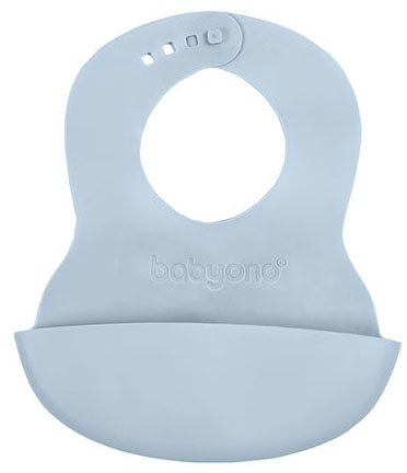 BabyOno Гибкий нагрудник с карманом
