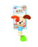 Текстильная игрушка погремушка - пищалка, щенок. Умка UM-SCHEN-24