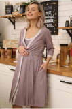 Hunny mammy Комплект для беременных и кормящих 13120 / 170,176-120-126 см / цвет коричневый-молочный