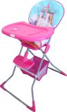 Bambini Moretti Стульчик для кормления Butterfly / цвет розовый замок