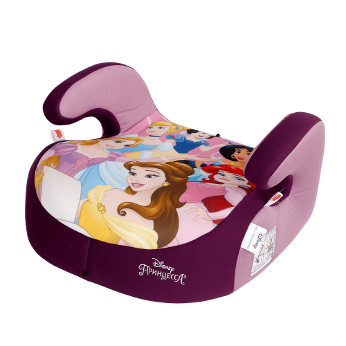 Siger Автокресло детское Бустер, серия Disney / цвет Принцессы фиолетовый