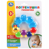 Умка Погремушка гусеничка прорезыватель