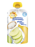 Бабушкино Лукошко творог, яблоко, банан 90г. мягкая упаковка