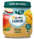 ФрутоНяня Пюре манго-яблоко, с 6 месяцев, 100 г