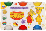Умка Пальчиковые краски «Оранжевая корова»