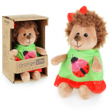 Orange Мягкая игрушка Life "Ежинка Колючка. Божья коровка", 15 см