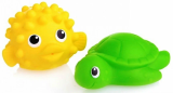 Набор для купания №5. Игрушка пластмассовая .Фигурки из ПВХ в наборе