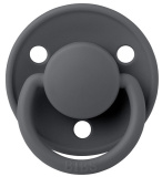 Bibs Пустышка De Lux Silicone 0+ / цвет Iron (темно-серый)