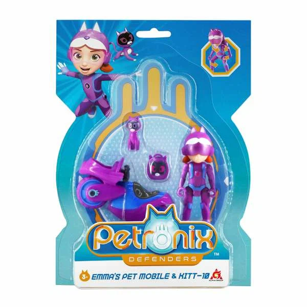 Петроникс. Игровой набор фигурка героя Эмма и рюкзак. Petronix