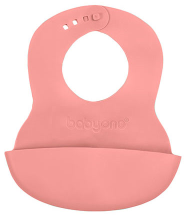 BabyOno Гибкий нагрудник с карманом