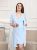 Hunny mammy Комплект для беременных и кормящих женщин 1-НМК 08128 / цвет голубой