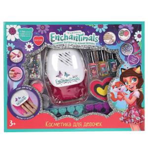 Играем вместе Косметика для девочек Enchantimals маникюрный набор с сушкой и аксессуары, Милая леди