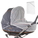 Baby care Москитная сетка Classic Lux для колясок-"люлек" (белый)