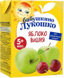 Бабушкино лукошко Сок яблоко-вишня, с 5 месяцев, 200 г