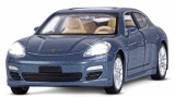 Автопанорама Металлическая лицензионная машинка Porsche Panamera S / цвет синий