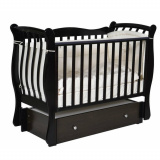 Антел детская кроватка luiza 3 / цвет шоколадный