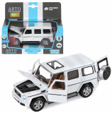 Автопанорама Инерционная металлическая машинка Mercedes-Benz G350d / цвет белый