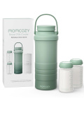 Портативный термоконтейнер для бутылочек, цвет зеленый Мамкози  Momcozy