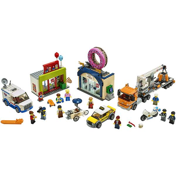 Lego City Конструктор Город Открытие магазина по продаже пончиков