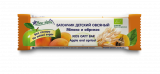 Fleur Alpine батончик овсяный / с яблоком и абрикосом / с 3 лет